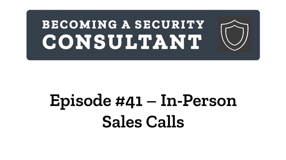 EP41 In-Person Sales Calls